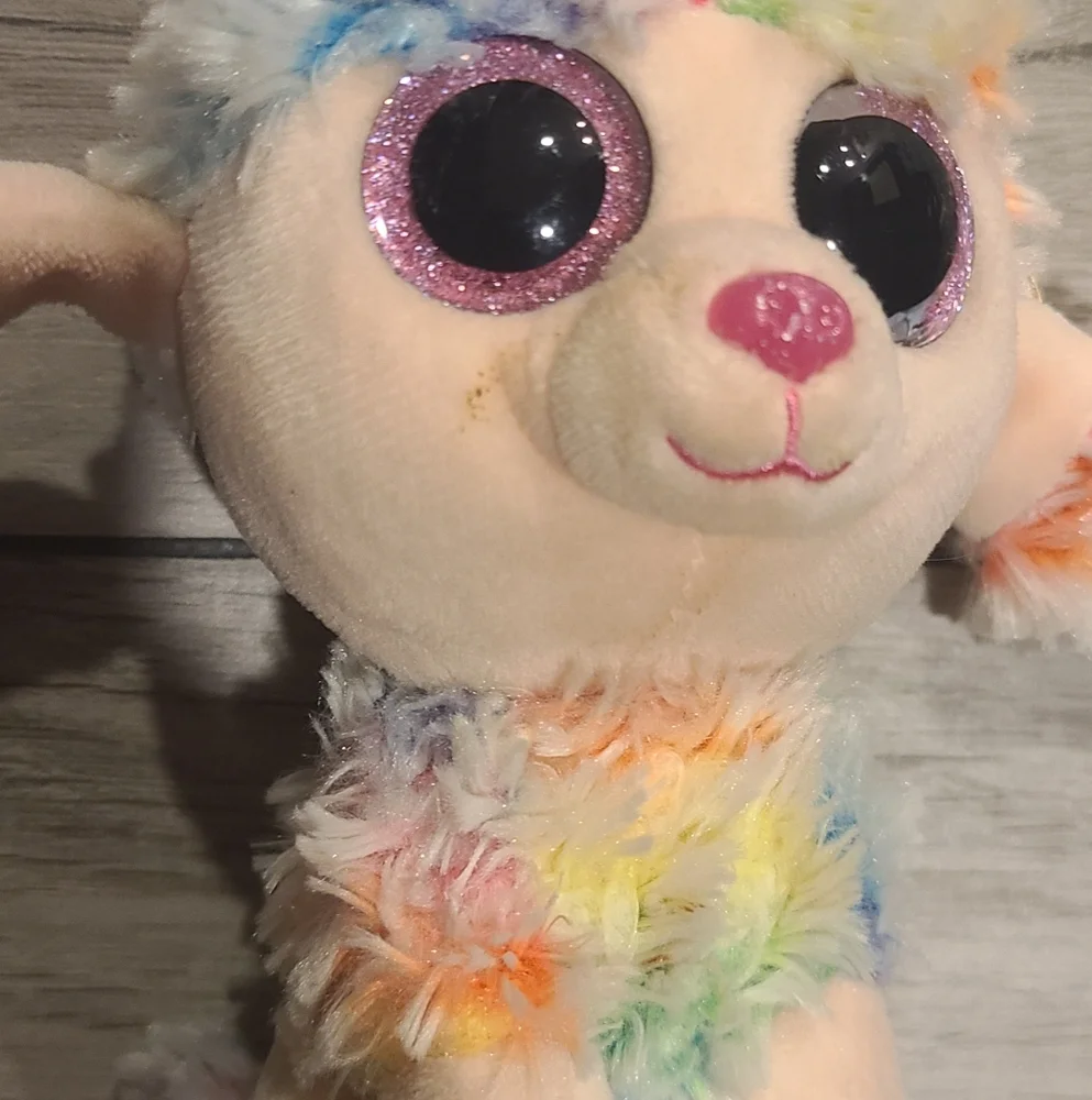 🍦 TY rainbow the lamb beanie boos🧋